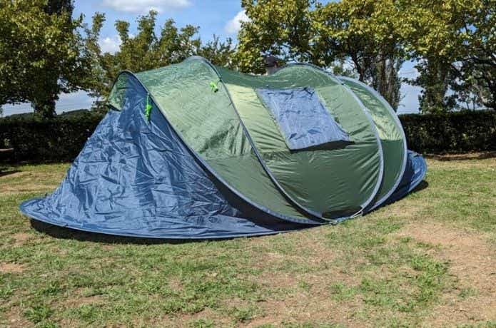 aymaya ポップアップテント グレー/ブルー 【公式通販】