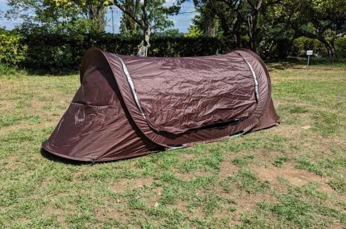 設営レビュー！】FIELDOOR ポップアップテントを実際に使った評価は