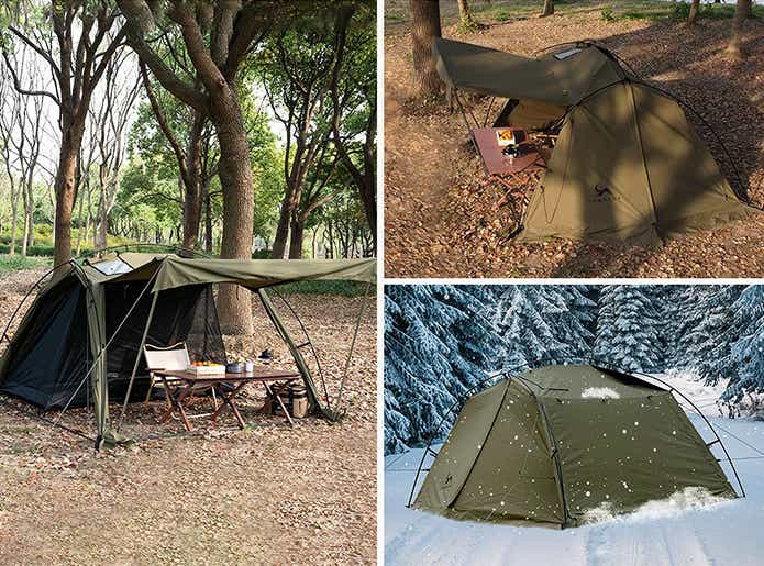 TOMOUNT TCロッジテント＋タープ＋dodセット Amazon.co.jp: 【在庫一掃