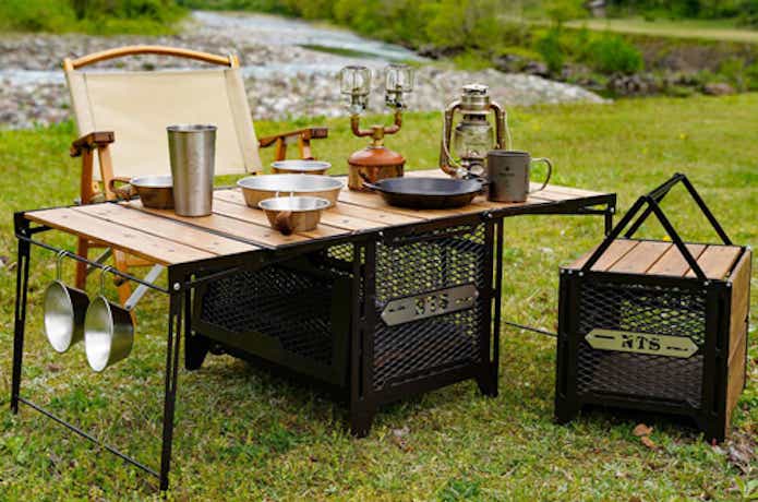 NATURE TONES ハビットテーブル＋アンダーラック＋収納BAGのセット THE