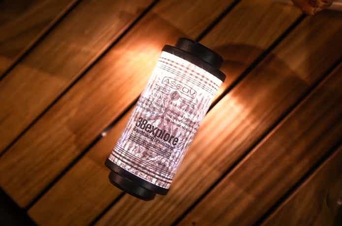 人気LEDランタン「38灯（MIYABI）」にAS2OVオリジナル「リアルツリー