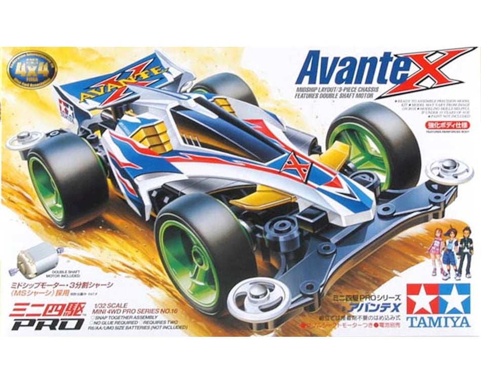 Tamiya 1/32 JR Avante X MS Chassis Mini 4WD Kit [TAM18616] - HobbyTown