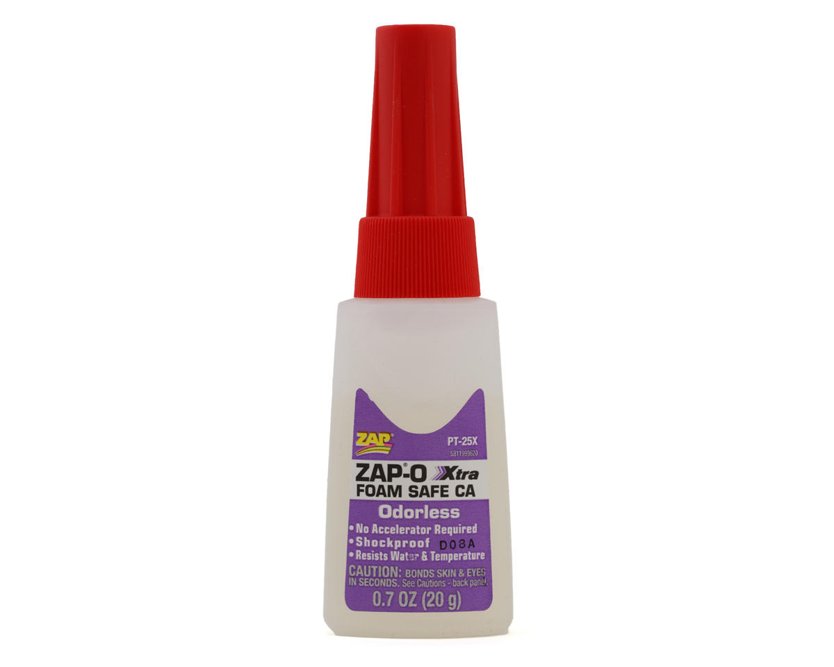 Pacer Technology Zap-O Xtra Foam Safe Odorless CA Glue (.7oz