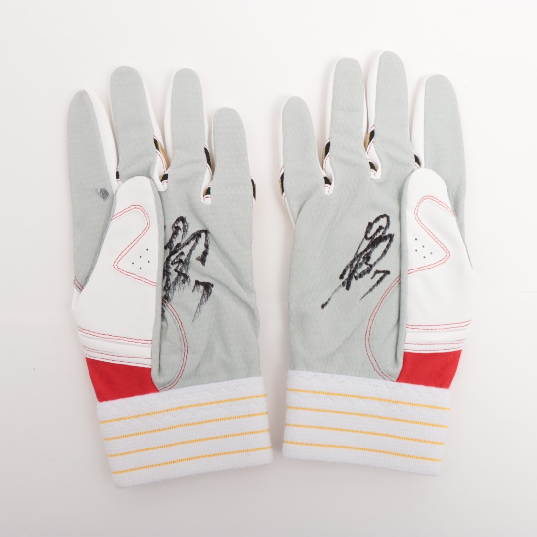 東京ヤクルトスワローズ 武岡 選手 実使用 バッティンググローブ 支給