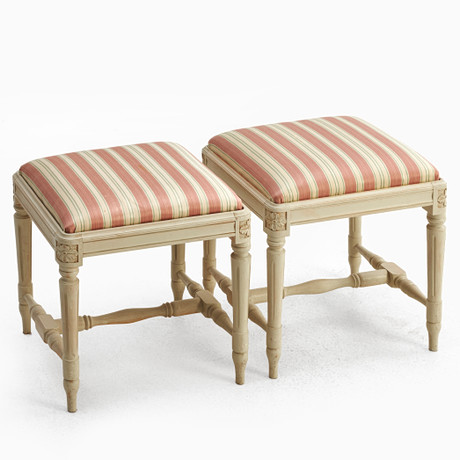 JØRGEN MØLLER. Stools / stools, 4 pcs., 