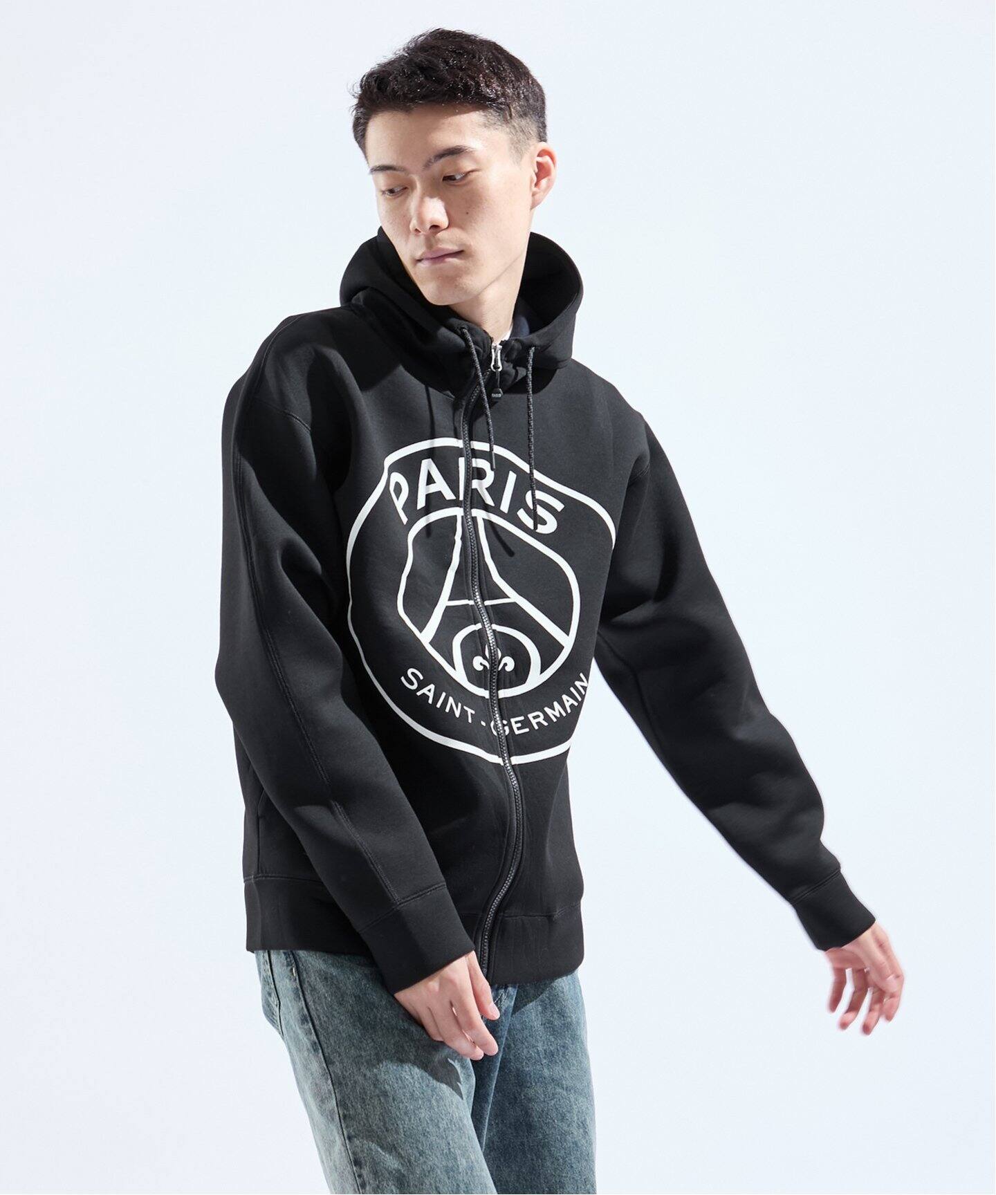 Paris Saint-Germain】ライトスウェット ジップパーカー（パーカー