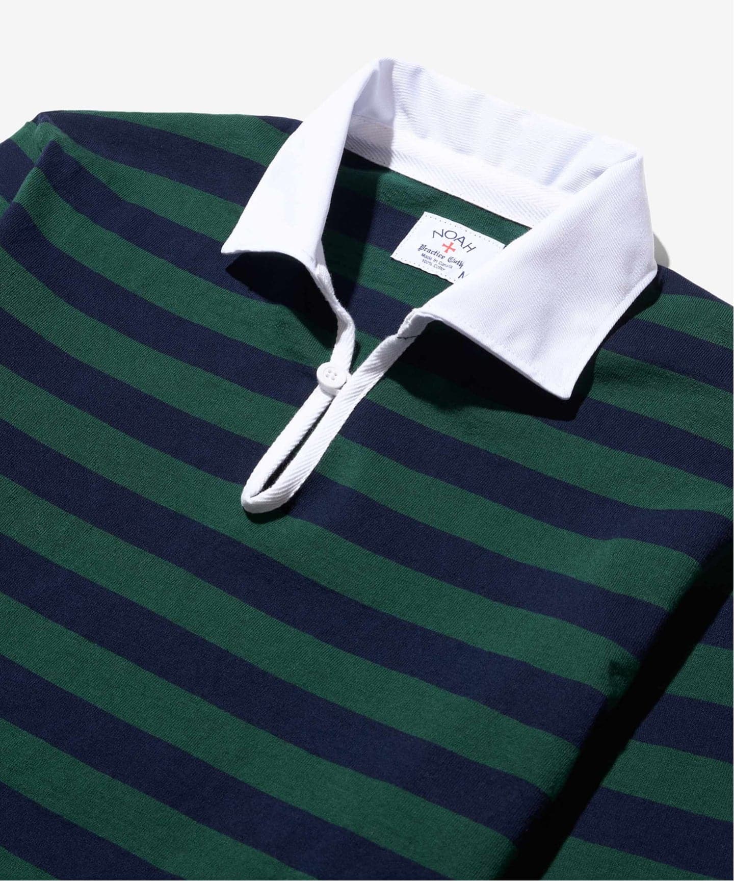 Striped Button Tab Rugby（Tシャツ／カットソー）｜NOAH（ノア）の