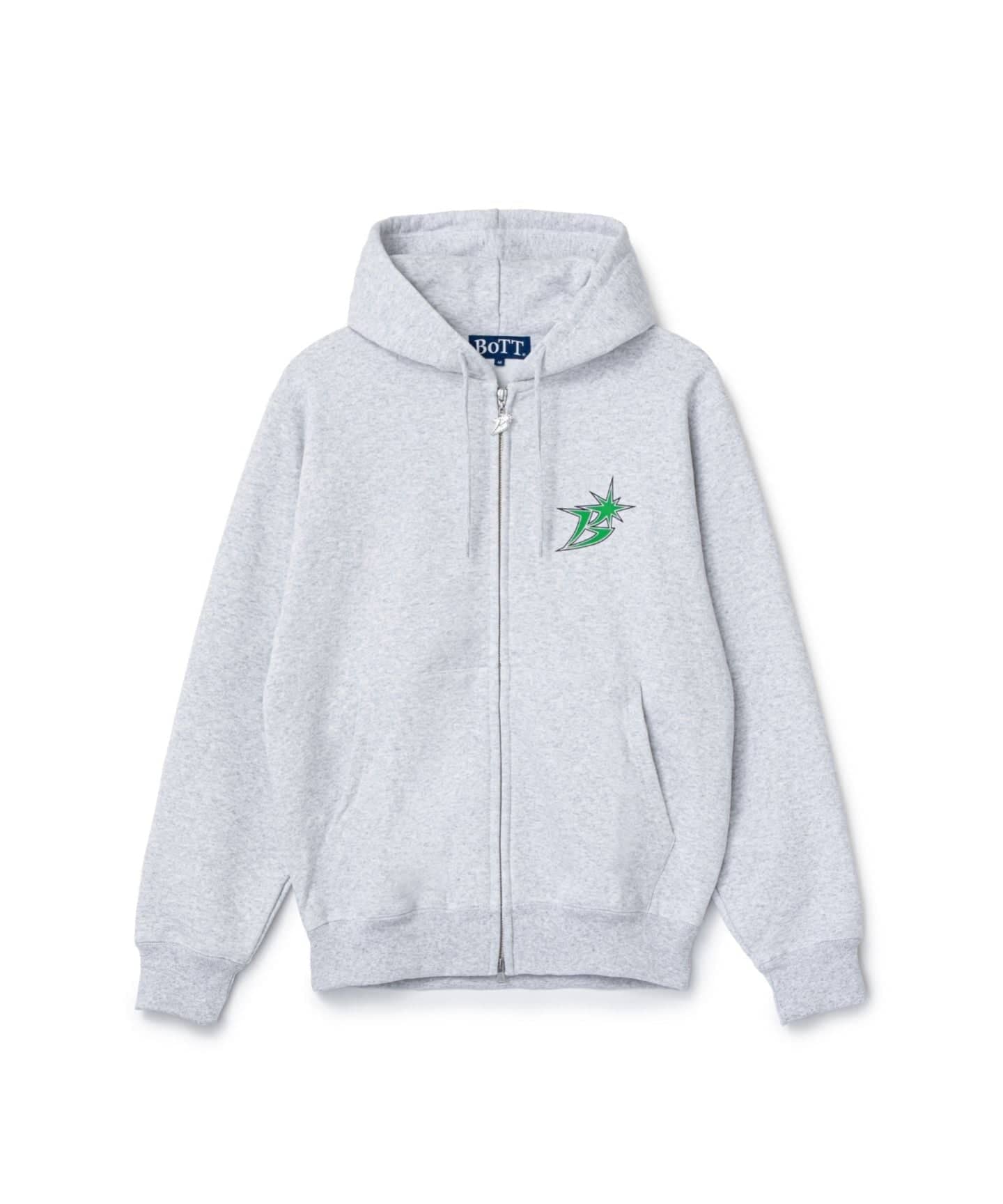 BoTT / ボット B LOGO ZIP HOODIE（パーカー）｜PULP（パルプ）の通販