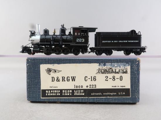 Sn3 Brass Model - PFM D&RGW Rio Grande C-16 2-8-0 #223