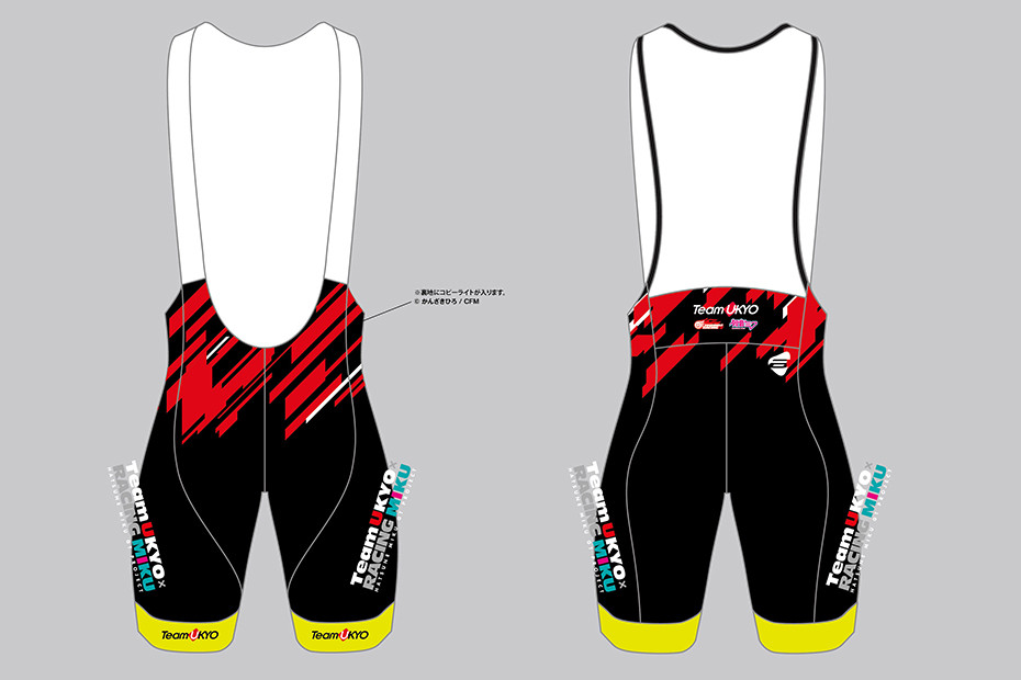 サイクルジャージ レーシングミク2018 TeamUKYO応援Ver.
