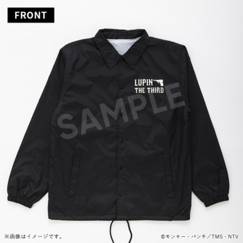 ルパン三世 冬ｱﾊﾟﾚﾙ23 ｺｰﾁｼﾞｬｹｯﾄ ﾌﾞﾗｯｸ L【アニメタイムズSTORE】