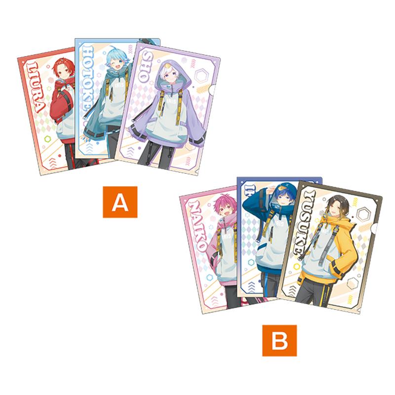 いれいす クリアファイル3枚セットA (りうら/-hotoke-/初兎)【AniBOX】