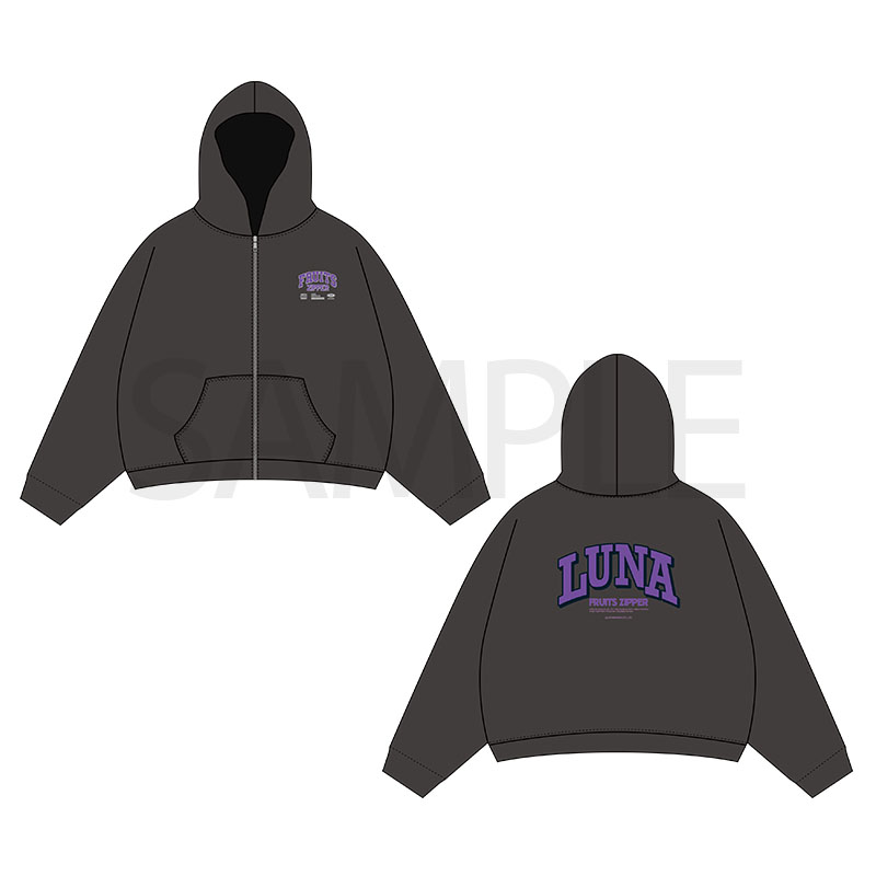 月足天音 パーカー FC限定 FRUITSZIPPER 月足天音 fc限定 パーカー FRUITS