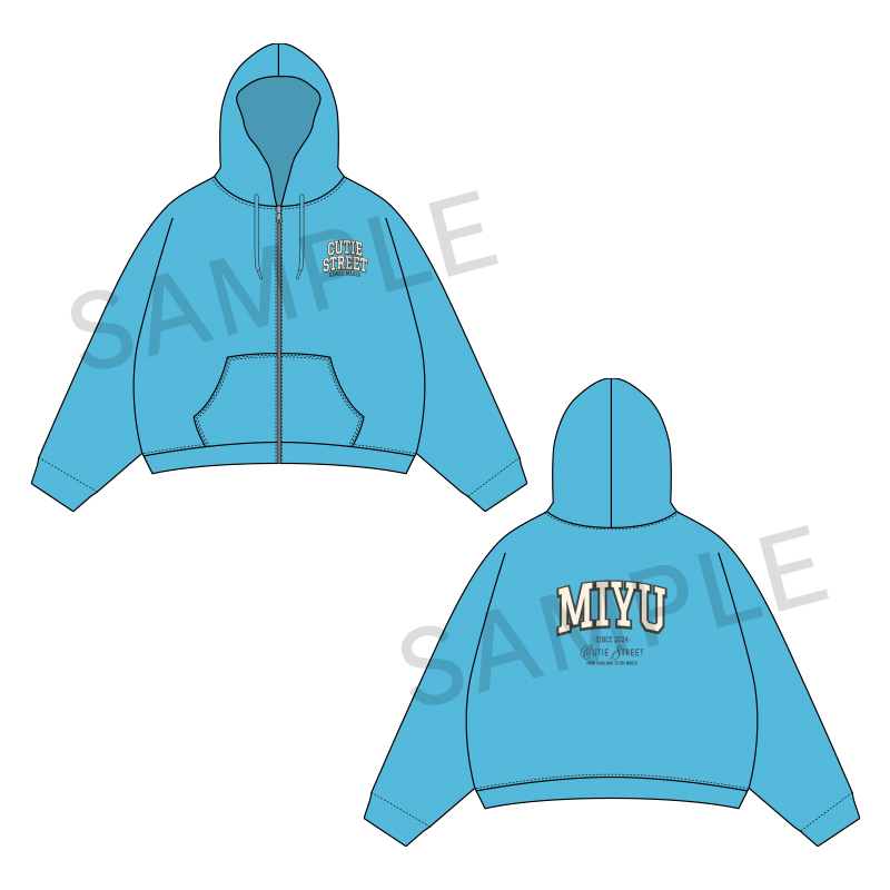 CUTIE STREET OSHI API Zip-up hoodie【ASOBIMALL(アソビモール)】