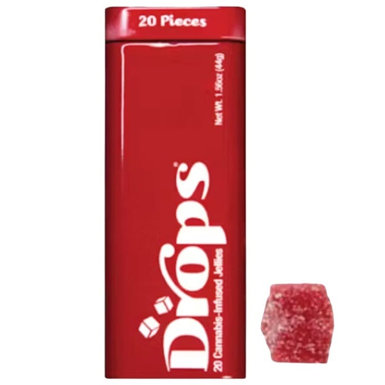 Cranberry 20pk 200mg 1:1 CBD Rosin Edible (Drops) | Kush 21 SODO