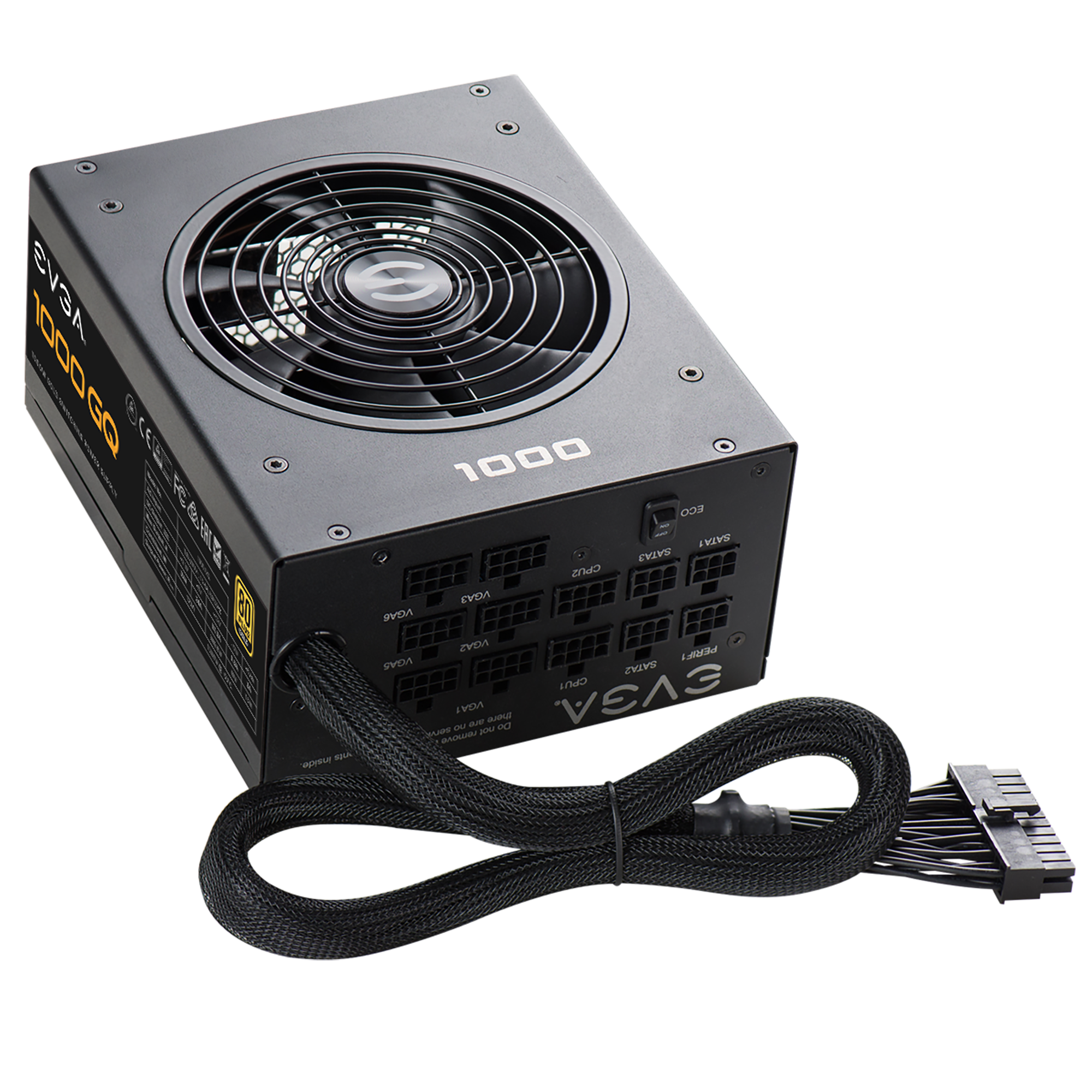 EVGA - Products - EVGA 1000 GQ, 80+ GOLD 1000W, Semi Modular, EVGA