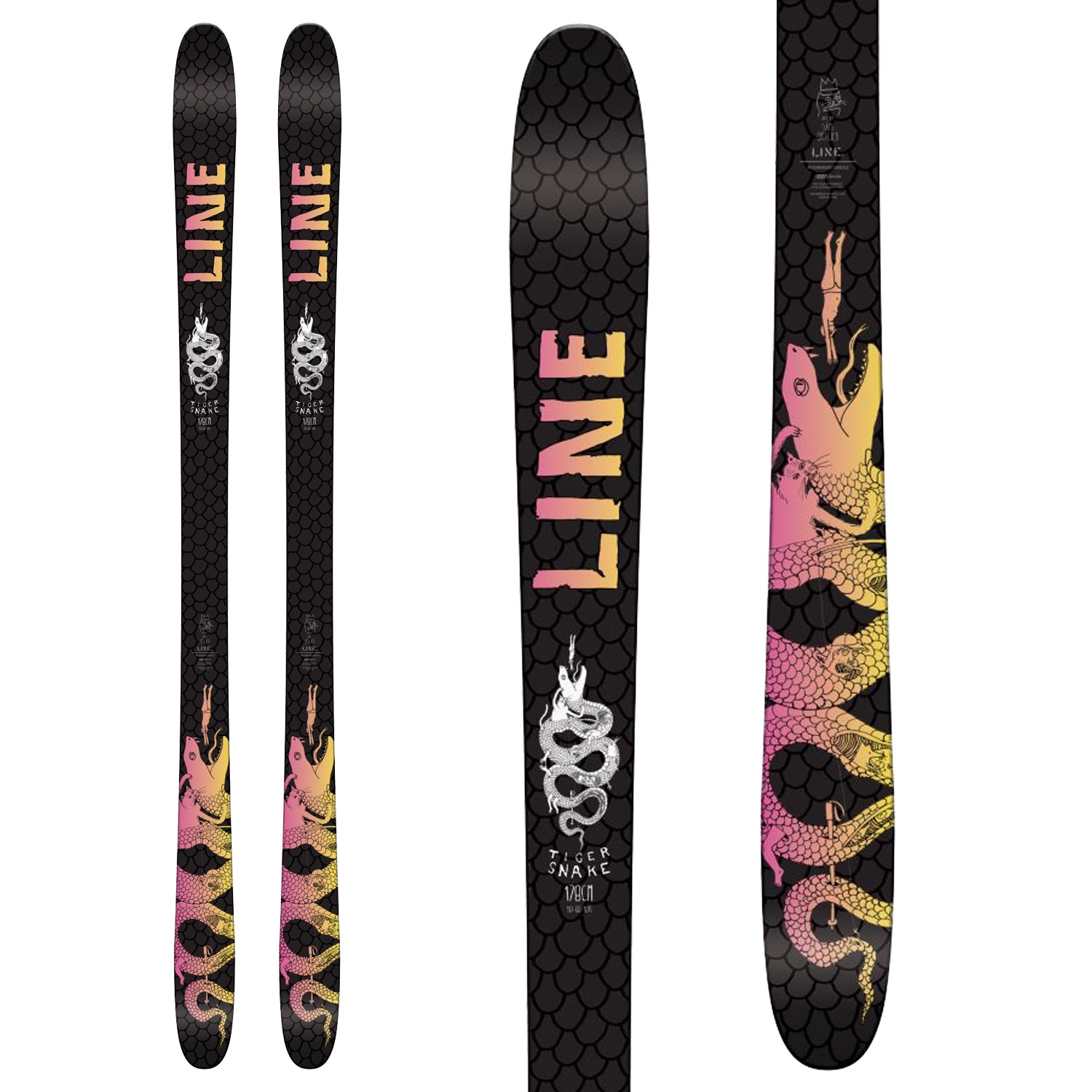 LINE（ライン）スキー TIGER SNAKE タイガースネーク 171cm LINE