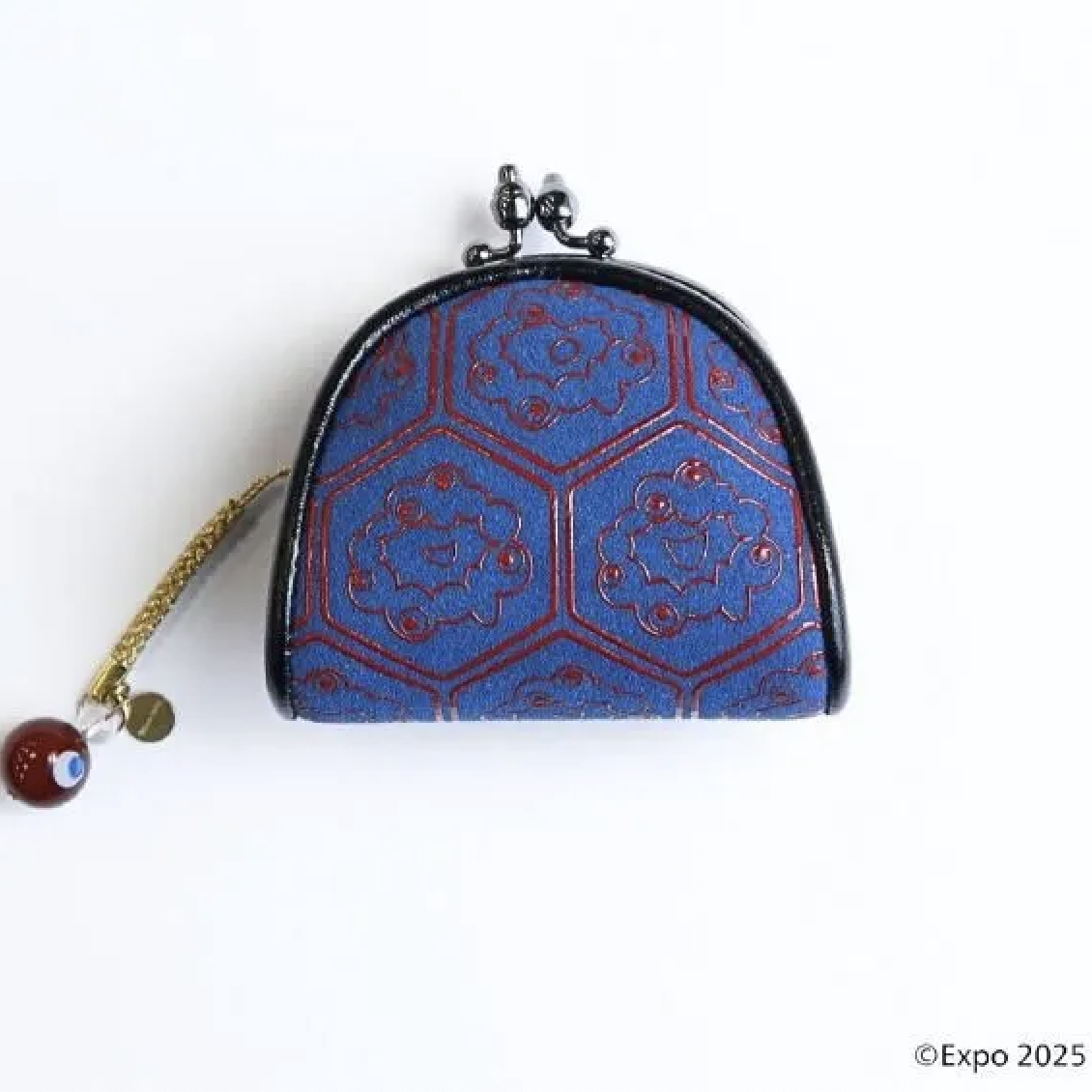 ミャクミャク」デザインのがま口 甲府の革製品専門店・印傳の山本が