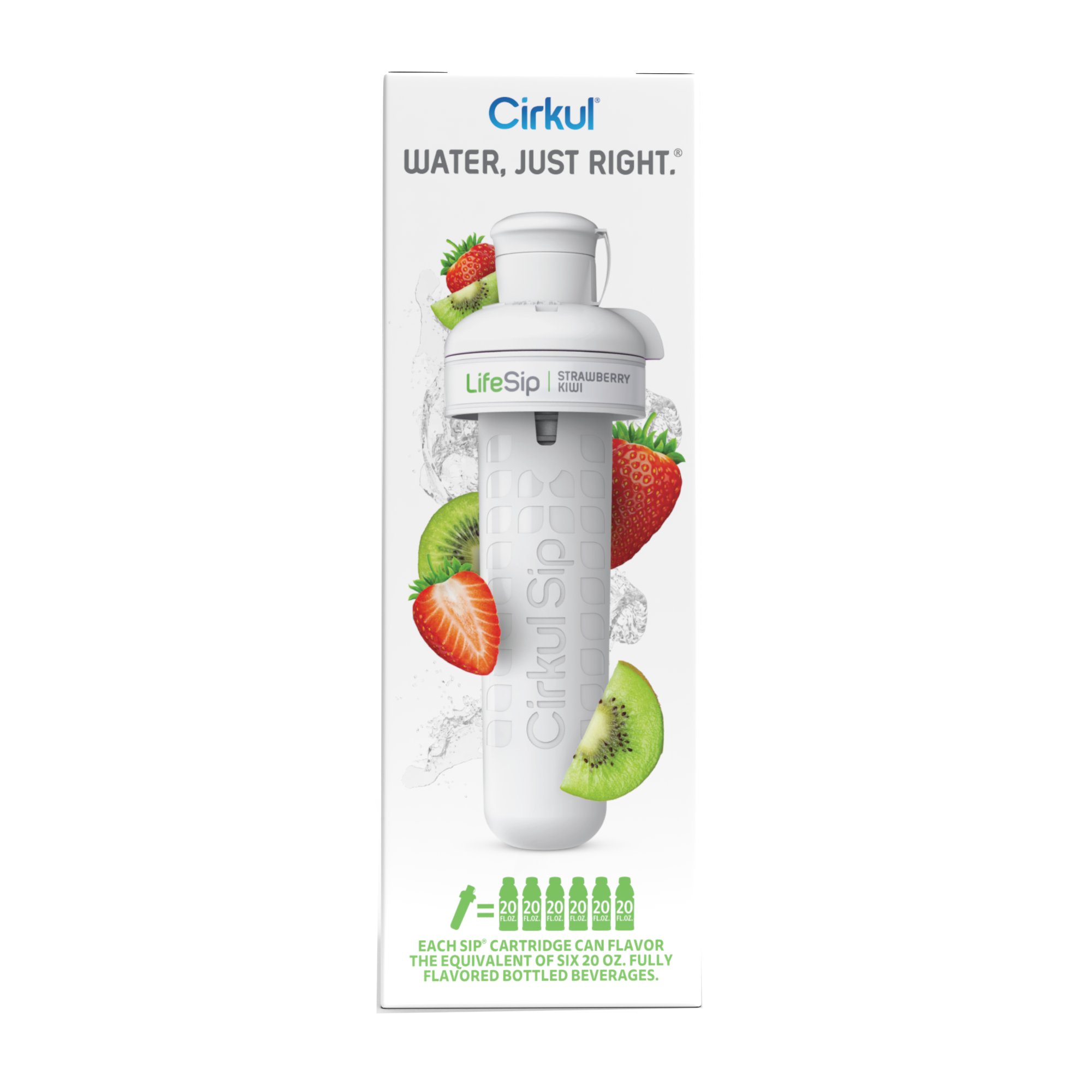 Cirkul LifeSip Flavor Cartridge - Strawberry Kiwi - Shop Pitchers