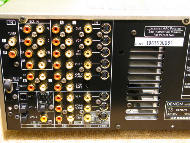 AVC-3550 DENON - 中古オーディオ 高価買取・販売 ハイファイ堂