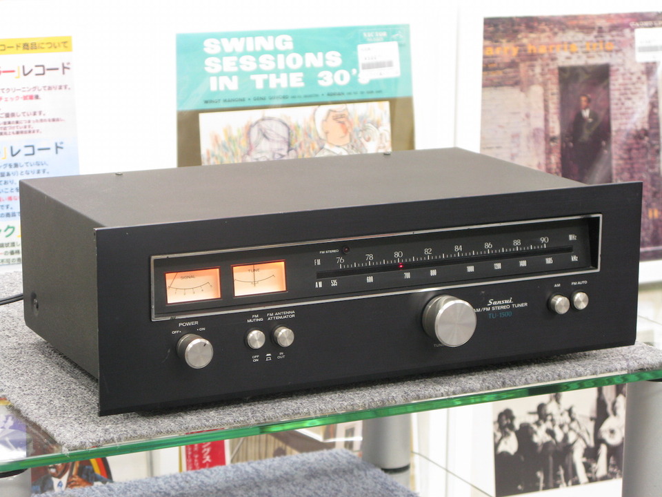 SANSUI AM/FM 本物 STEREO TUNER TU-1500 ヴィンテージ