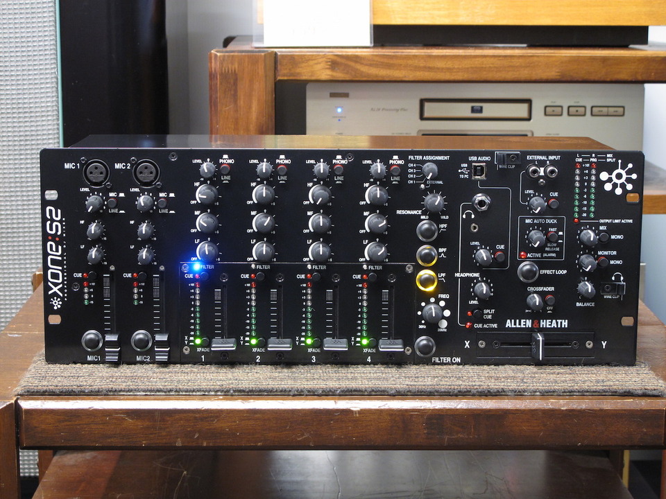 ALLEN&HEATH XONE:S2 DJミキサー/プリアンプとして DJミキサー S2 XONE