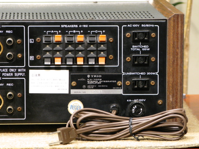 KA-7006 TRIO - 中古オーディオ 高価買取・販売 ハイファイ堂