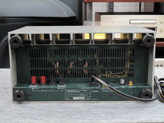 KENWOOD ケンウッド L-08M パワーアンプ ペア メンテナンス品 KENWOOD