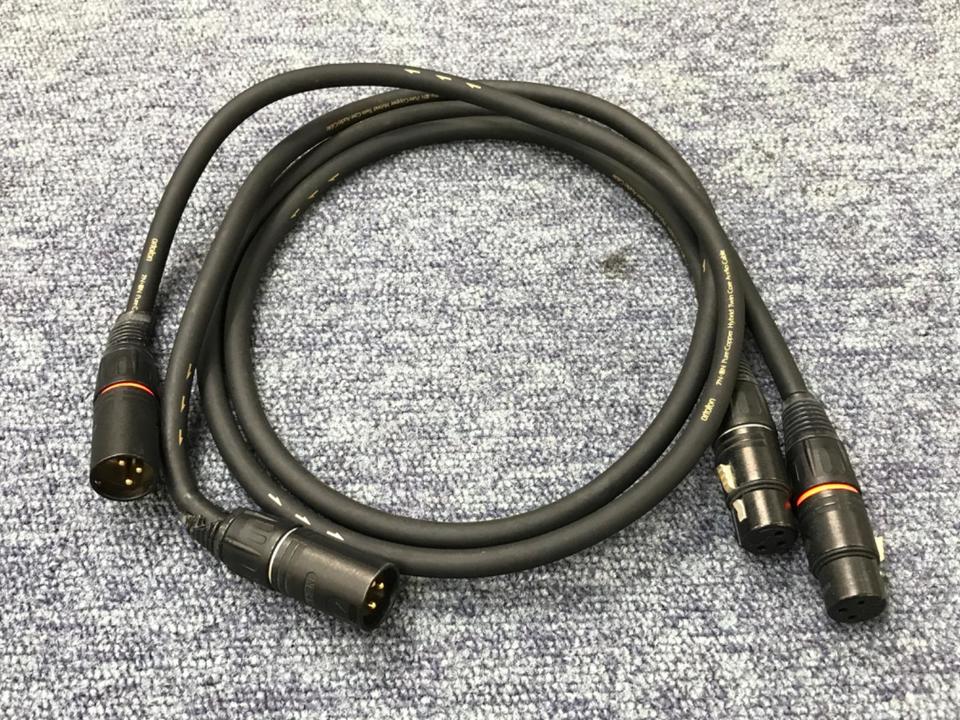 7N+8N Pure Copper Hybrid Twin Core Audio Cable/1.0m ortofon - 中古