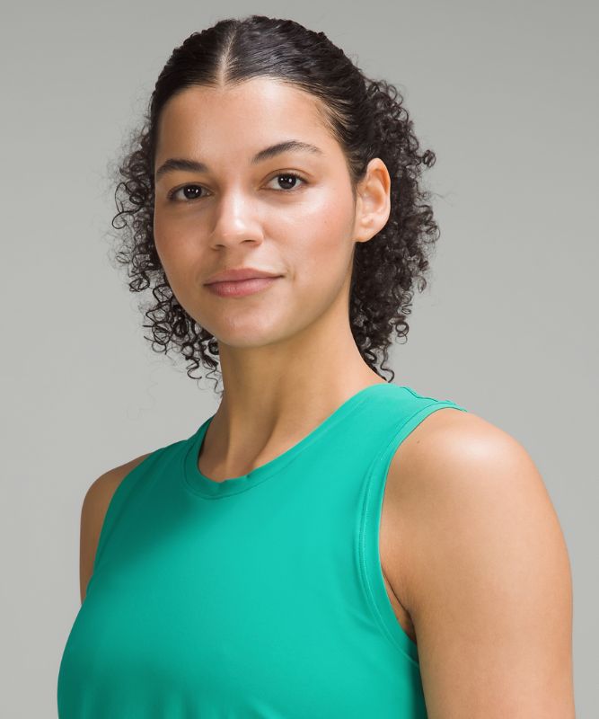 ハイネック スプリットヘム ランニングタンクトップ | タンクトップ