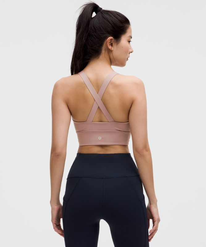 ルルレモン Energy ロングライン ワイドストラップブラ ミディアム