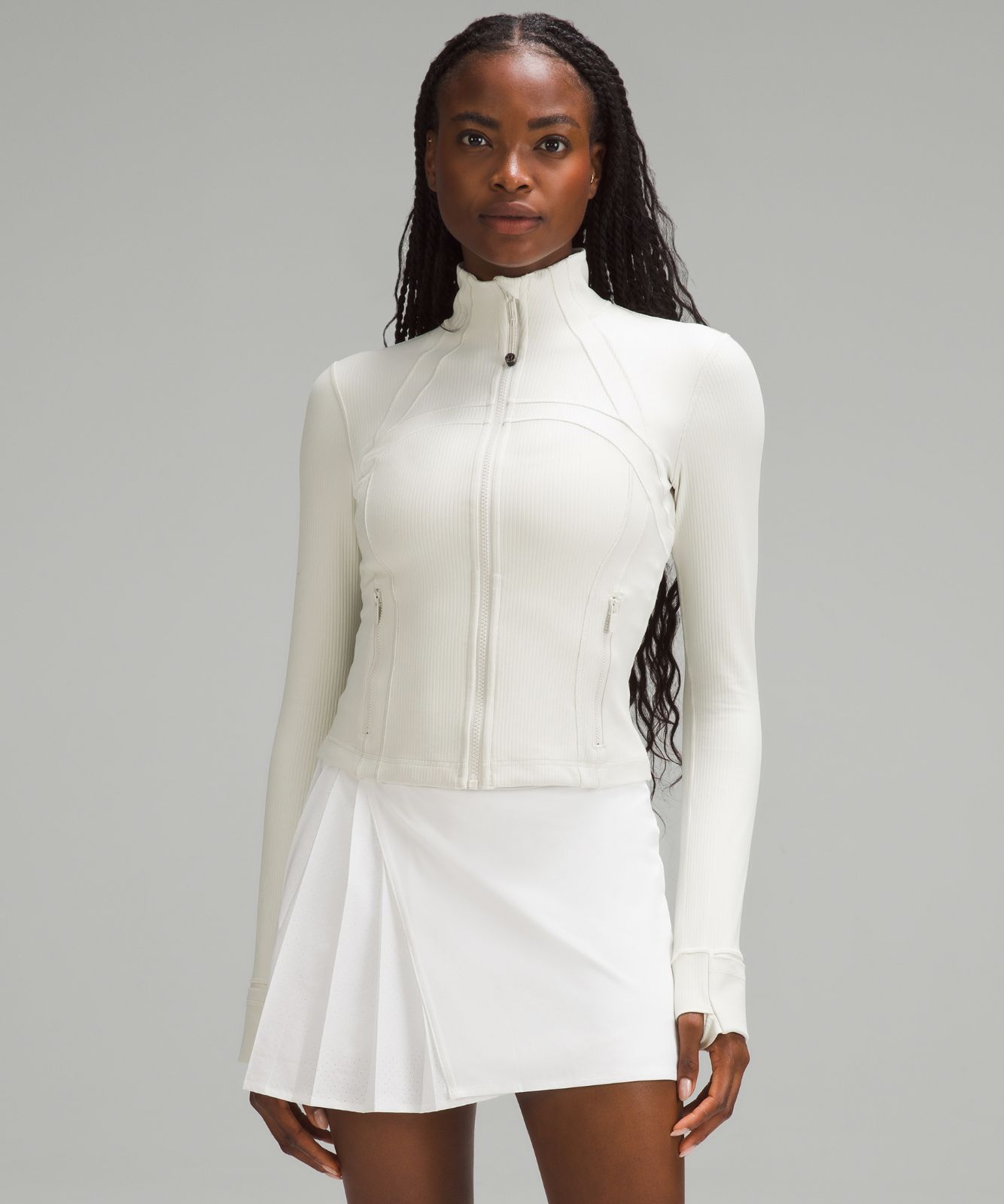 クロップ Define ジャケット *リブNulu シャイン | ジャケット