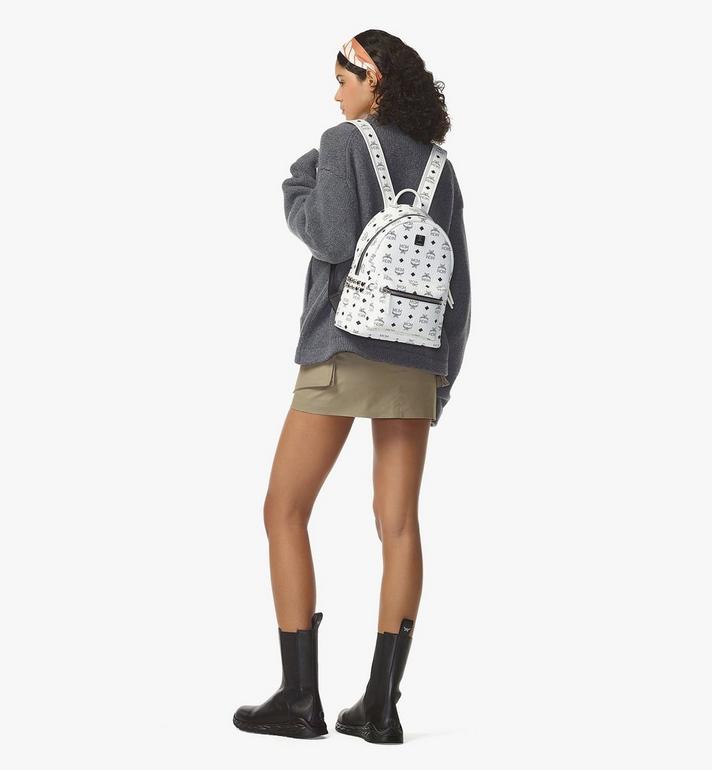 Small Stark サイドスタッズ バックパック - ヴィセトス ホワイト