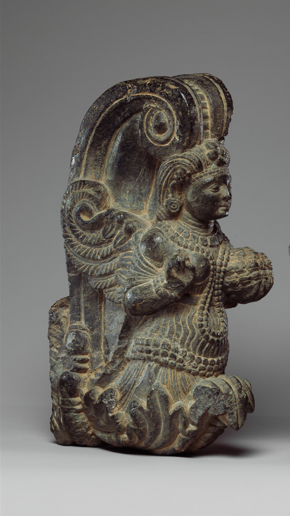 Garland Holder with a Winged Celestial - Pakistan (ancient region