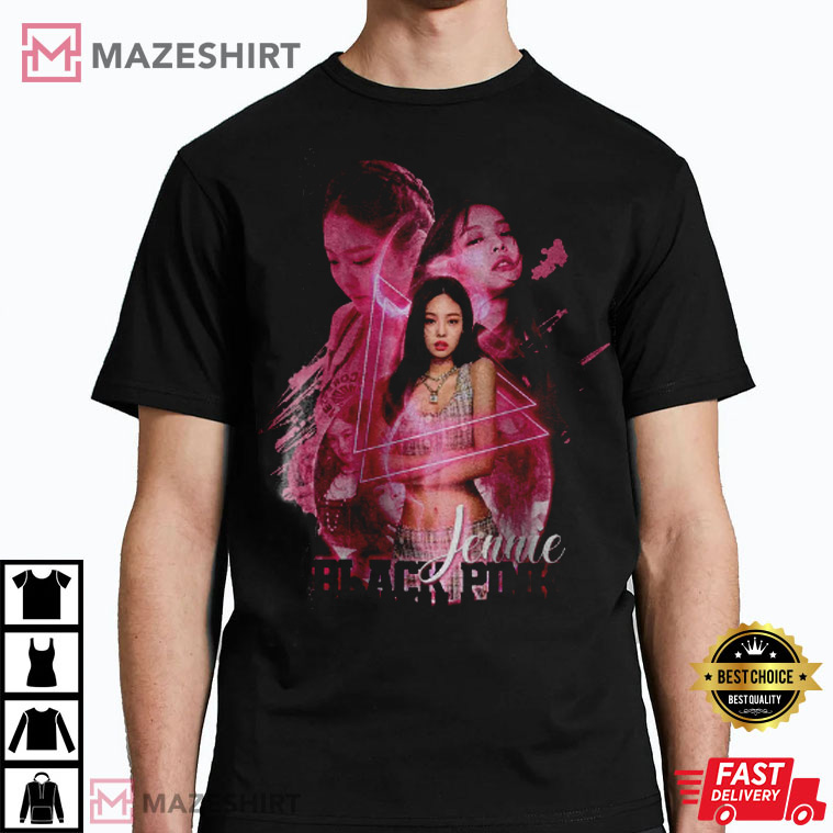 Blackpink Jennie Born Pink World Tour T-Shirt