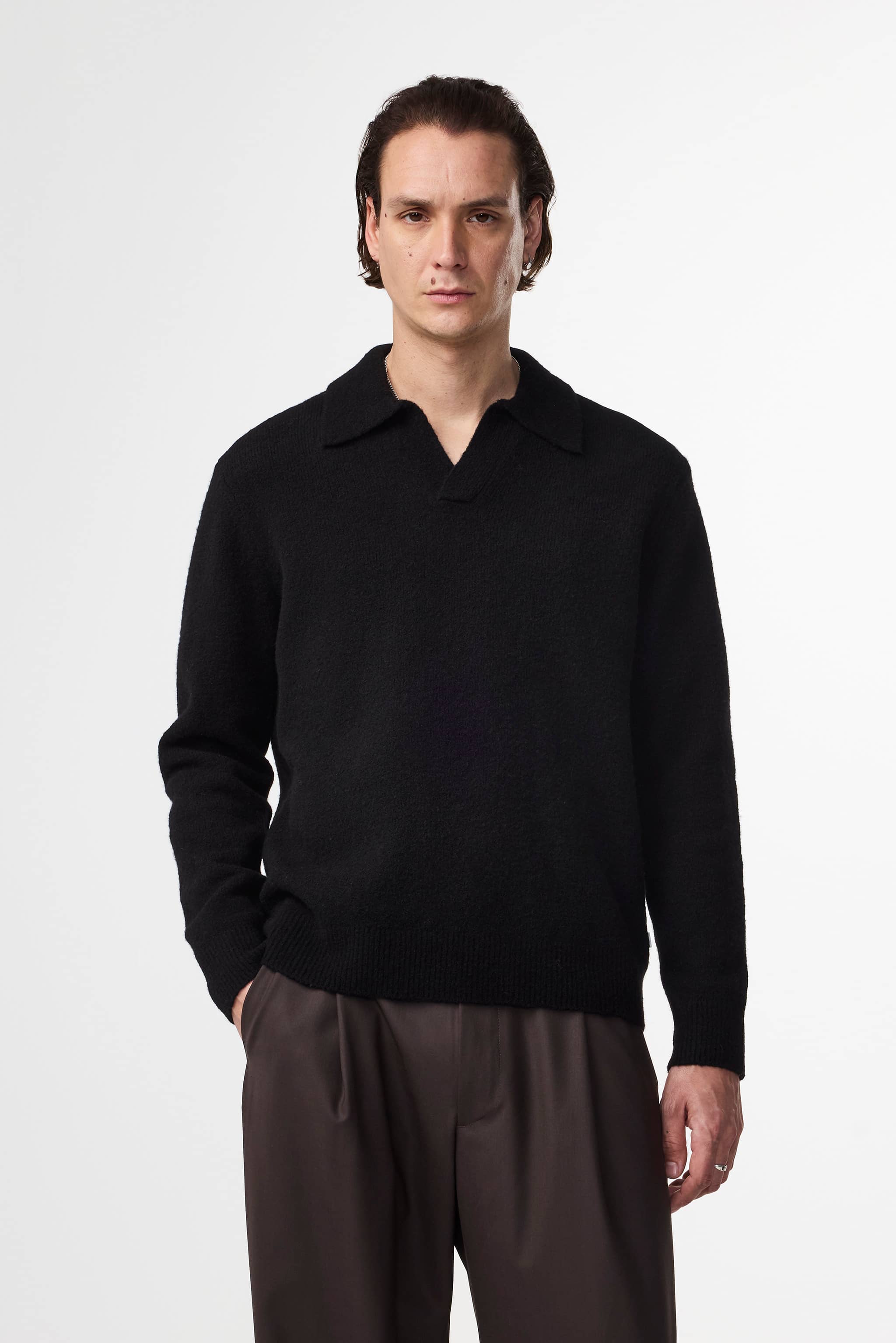 Hope 6683 men's polo - Black - Buy online at NN.07®