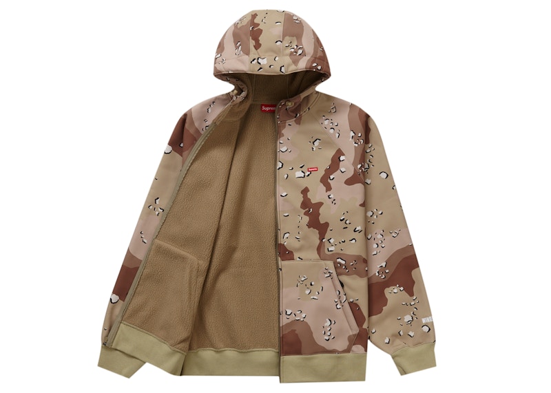 Buy Supreme WINDSTOPPER Zip Up Hooded Sweatshirt (FW22) Chocolate