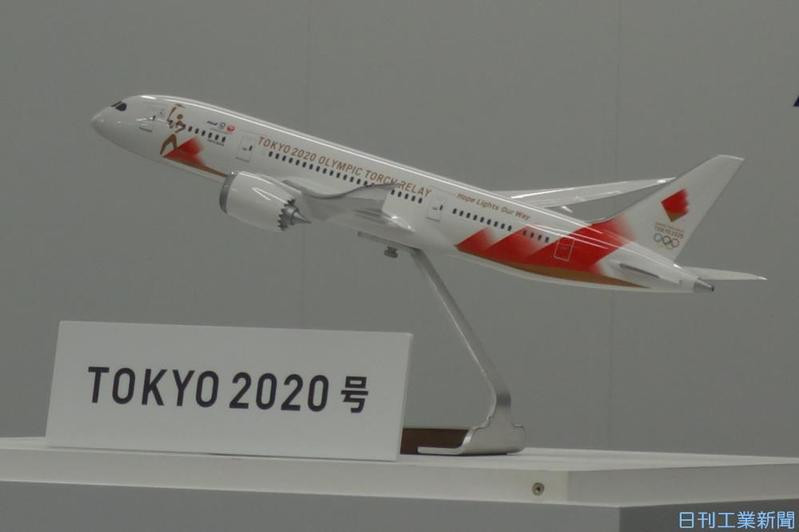 貴重】東京2020オリンピック聖火特別輸送機 1/200スケールモデル
