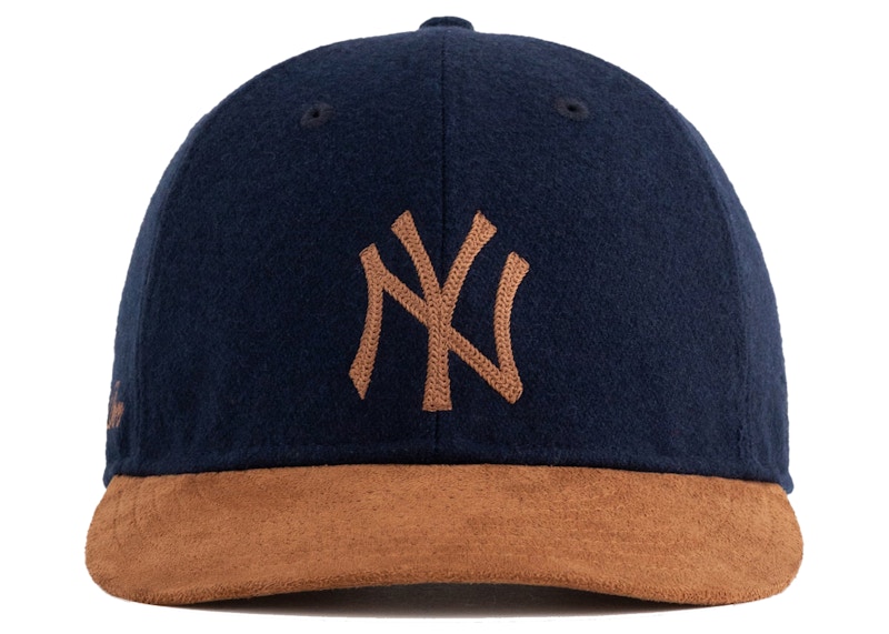 Aime Leon Dore New Era Melton Wool Yankees Hat Navy Men's - FW21 - US