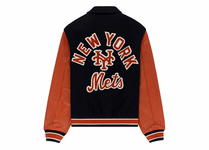 Aime Leon Dore x New York Mets Varsity Jacket Navy/Orange メンズ