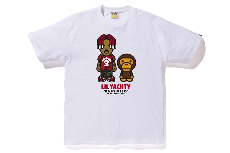 BAPE Baby Milo x Lil Yachty Tee #1 White メンズ - SS19 - JP