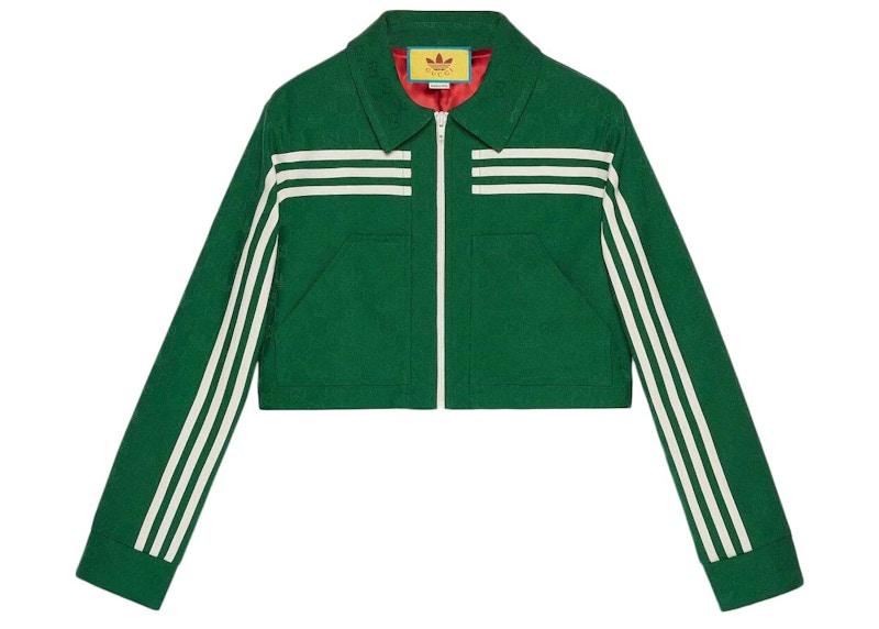 Gucci x adidas Jacquard Jacket Green - SS22 - US