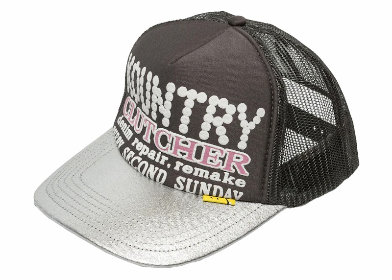 Kapital Kountry Pearl Clutcher Silver Brim Trucker Cap Grey メンズ