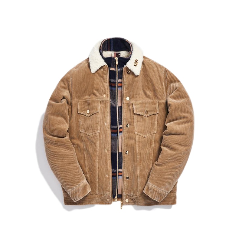 Kith Corduroy Laight Jacket Tan Men's - FW19 - US