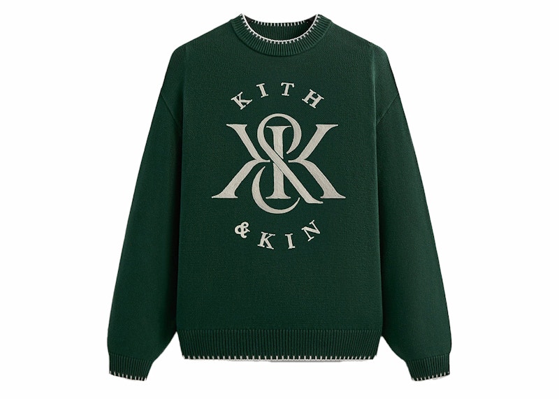 Kith Crest Stitched Lewis Sweater Stadium Men's - FW24 - US