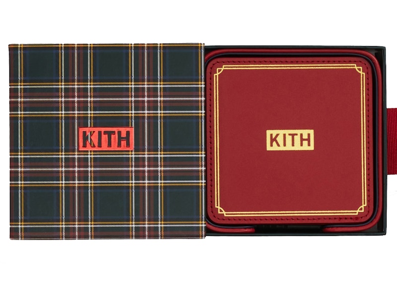 小物 Kith Leather Kithmas Coasters Multi Kith Leather Kithmas