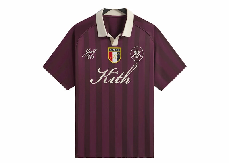Kith Shadow Stripe Marcel Soccer Jersey Rave Men's - SS24 - GB