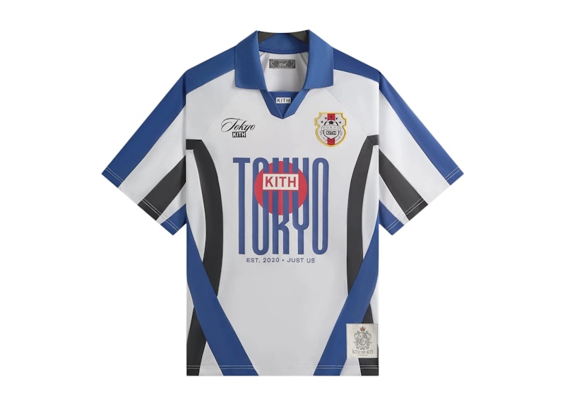 Kith Tokyo 5 Year Anniversary Jason II Soccer Jersey White Men's