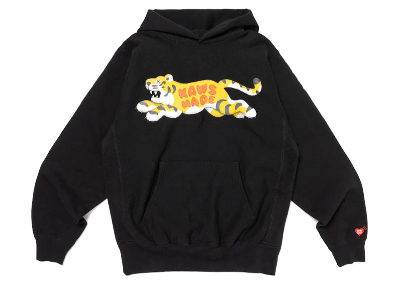 Human Made x KAWS Hoodie Black Men's - FW23 - US
