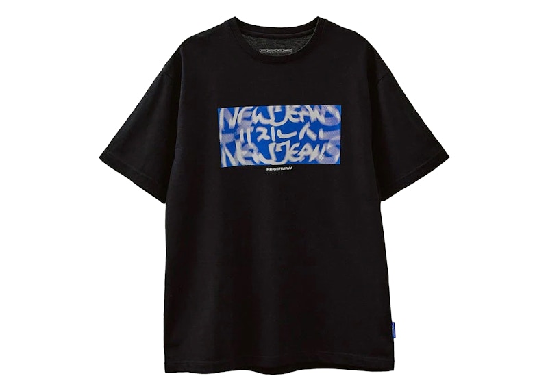 NewJeans x Hiroshi Fujiwara Coller Ver. 3 T-shirt Black Men's